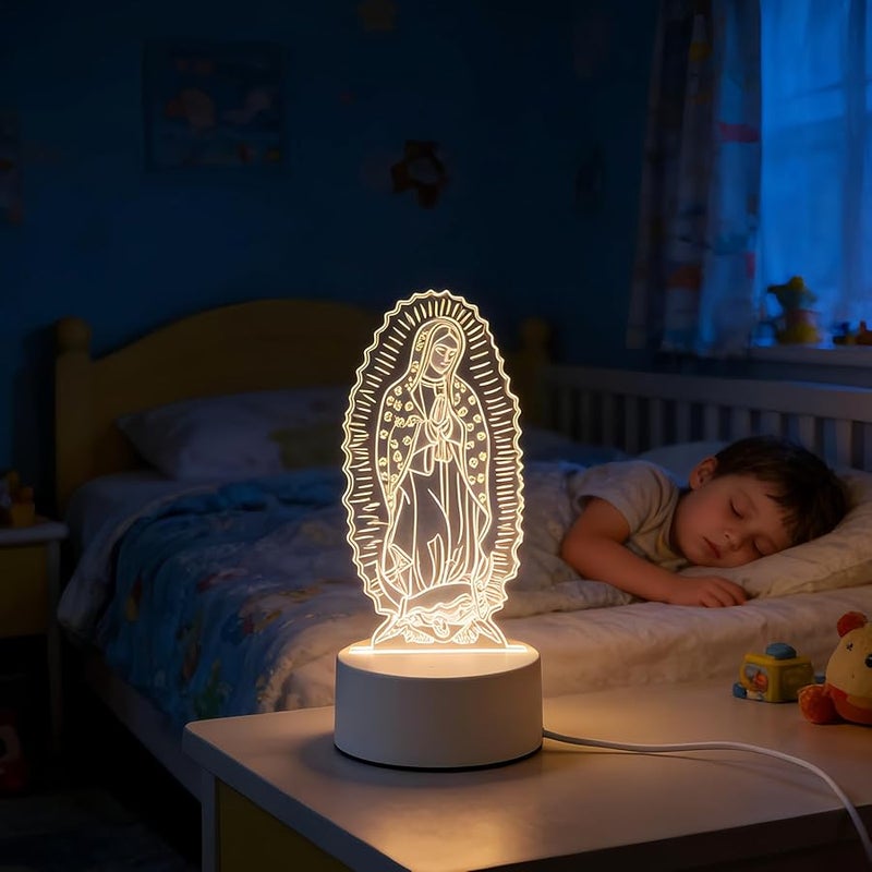 USB LED Table Lamp Temperature Bedside Light for Home Living Room Nursery - Image 2
